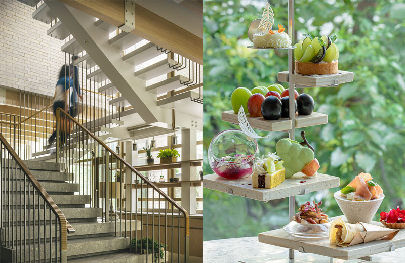 Zentis Osaka Staircase and Upstairz Afternoon Tea