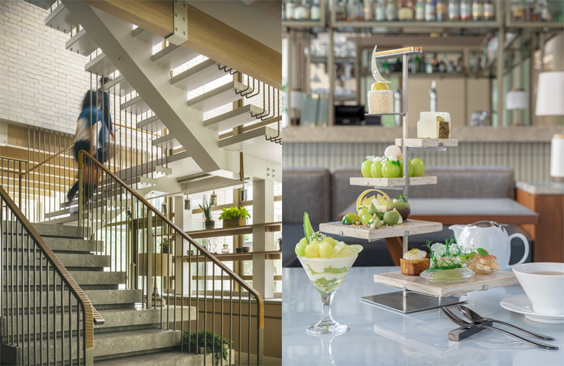 Zentis Osaka Staircase and Upstairz Afternoon Tea