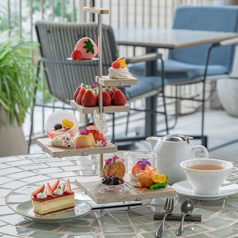 Blooming Strawberry Afternoon Tea